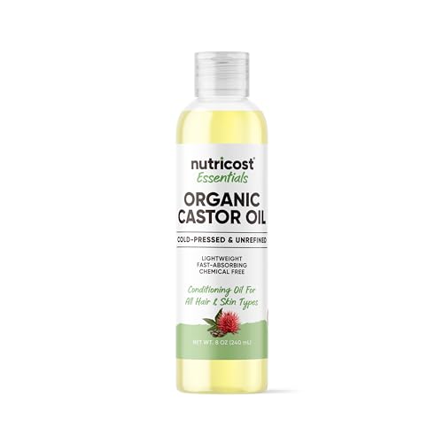 Nutricost Nutricost Essentials Organic Cold Pressed Castor Oil (8 oz) sold by Nutricost - Amazon Seller - US