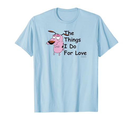 Courage The Cowardly Dog for Love T-Shirt Small
