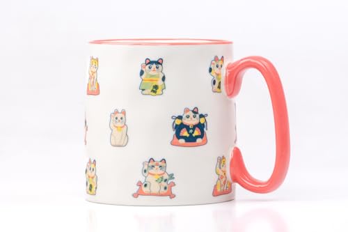 Set de 4 tazas Bella Maneki Neko 18 oz miniatura 4