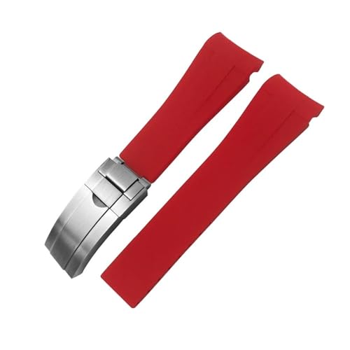 [FKYRGF] 20mm 21mm 22mm o[EHb`oh Tu}[i GMT}X^[ fCgi VRXgbv ubN 18mm 19mm EHb`oh uXbg(Red matte silver,19mm)