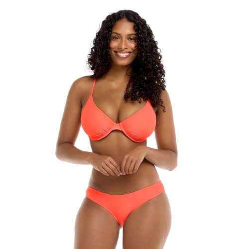 Image of Body Glove Women's Smoothies Eclipse Solid Surf Rider Bikini Bottom Swimsuit