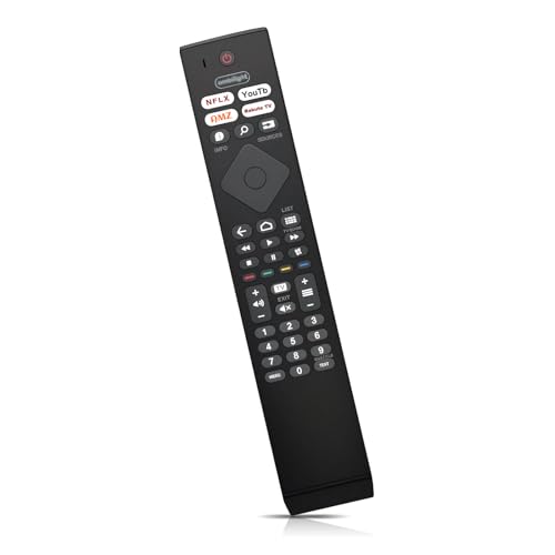 Télécommande de rechange pour Philips BRC0984501 - Télécommande universelle avec 4 touches de raccourci - Compatible avec Philips ambilight LCD LED Smart...