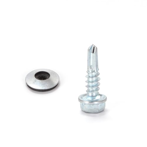 Tornillos Autoperforantes #12 x 3/4" Cabeza Hexagonal Zinc miniatura 2