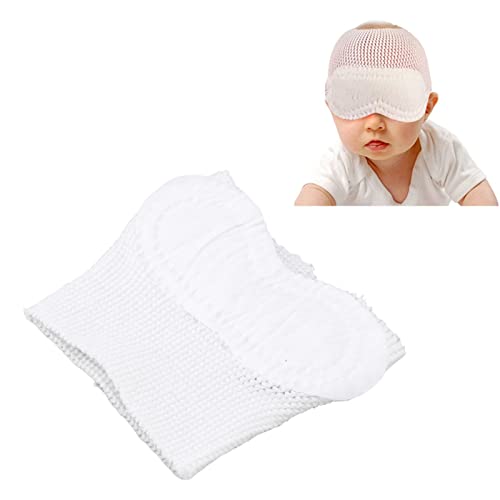 Mesh Baby Blindfold, Sleep Mask Light Blocking for Side Sleepers, Avoid Light Breathable Elastic Irradiation Free Newborn Eye Patch Eye Pad Eye Mask for Sleeping