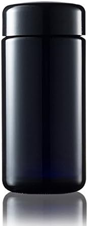 Violet Glass Bottle 200ml(6.8 floz) Premium UV Protected Storage Jar Wide Mouth Airtight Top Smell Proof Herb Container