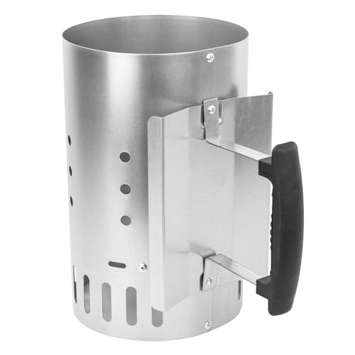 KCT Outdoor Charcoal BBQ Chimney Starter Large Lighter with Safety Handle