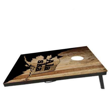VictoryStore Cornhole Games - State of Alaska Cornhole Bag Toss Game - Alaska Bag Toss