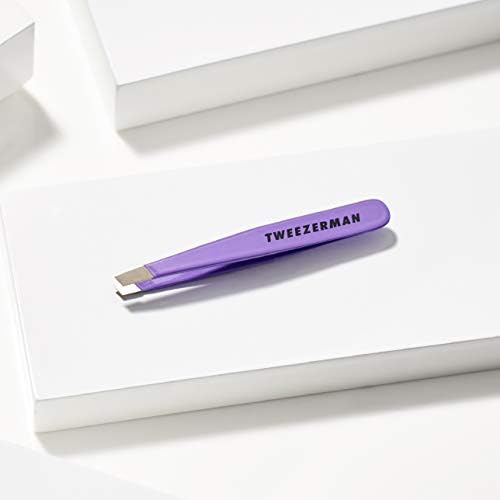 TWEEZERMAN Studio Collection 1248-llr mini pęseta Slant Tweezer, lawendowa, 1 sztuka (1 x 1 sztuka)