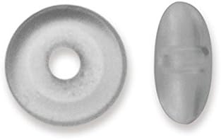 JewelrySupply Bead Bumpers 1.5mm Satin Silver (50-Pcs)