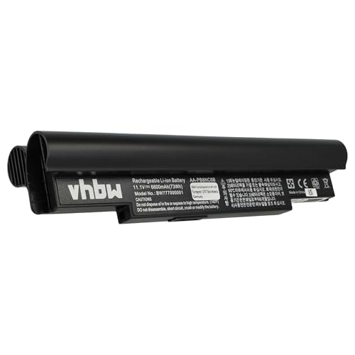 batteria compatibile con Samsung N110 N120 N130 N140 N510 NC10 NC20 ND10 ND20 notebook 6600mAh 11.1V Li-Ion