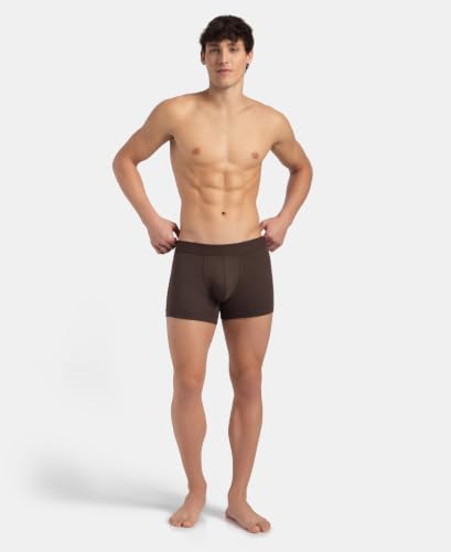 Image of Jockey LM06 Men Bamboo Cotton Elastane Stretch Breathable Mesh Trunk with StayDry Treatment