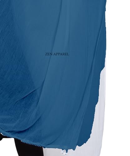 Image of Zen Women's Solid Premium Cotton Dupatta 2.25 Meters 100% Pure Cotton