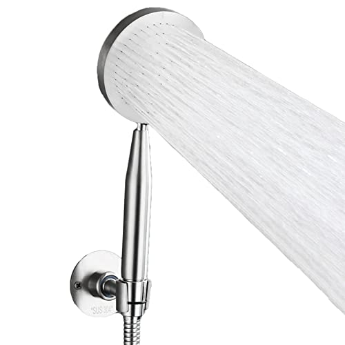 Regadera redonda de acero inoxidable para baño