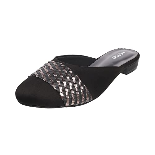 Image of Metro Women's Ethnic Weave Detail Fashion Heel Sandals