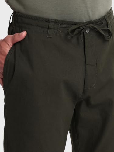 Image of Bewakoof Men's 100% Cotton Solid Regular Fit Trousers | Pant for man | Chinos pants for men | Men trousers | Casual Pants for Men | Trousers for man | Men's Regular Casual Pants | Cotton Pant for Men | Everyday Casual | Utility Streetwear | Lightweight & Flexible