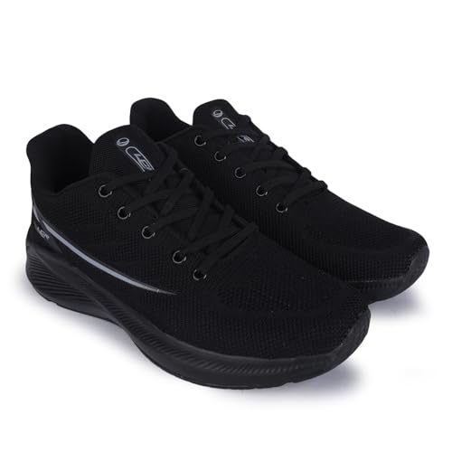 Image of Lancer Mens BOSS-2BLK-DGR Black Running Shoe, 9
