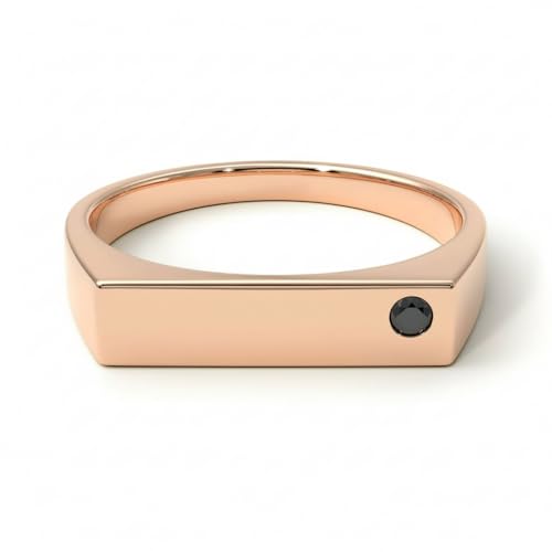 Bague personnalisée en Or Rose et pierres fines, le cadeau parfait pour votre petite amie