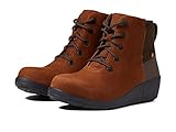 BOGS Audrey Wedge Composite Safety Toe Cognac Multi 9 B (M)