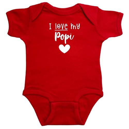 Popi Themed Infant Bodysuits, Baby Shower Newborn Gift, Pregnancy Reveal Present, Valentine's or Father's Day Gift