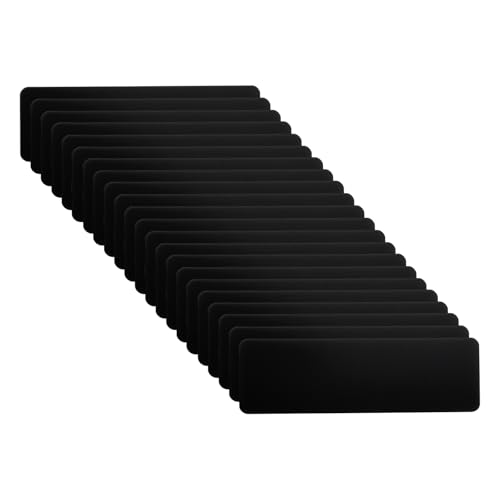 Plaques de gravure laser aluminium de 7.6 x 2.5 cm PATIKIL de 22 u