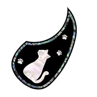 Pickguard Autocollant Pour Guitare Acoustique - Protection Anti-rayures Style Vintage - Formes Goutte D'eau Et Oiseau