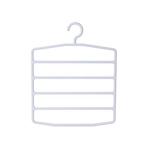 Clothes Airer Pants Rack Multi-layer Pants Hanging Pants Hangers Wardrobe Pants Hanging Multi-functional Pants Support 2 Pack FANJIANI Cover