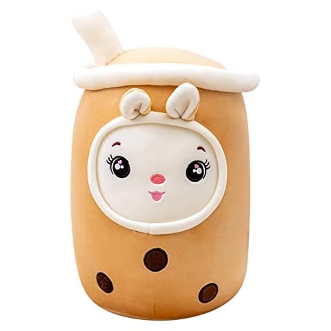 Bubble Tea Plush Toy, Cute Bubble Tea Plush Toy Stuffed Milk Tea Doll Cushion, Cuddly Toy Plush Dolls, Milk Tea Soft Doll, Tea Cup Cushion, Children's Toy, Birthday Gift, Stuffed Plush Toy Cover