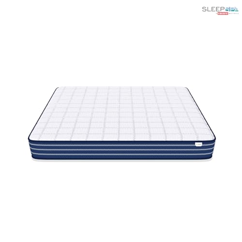 Image of Sleep SPA Ortho Pocket with SrtX Technology 10 inch Queen Size Pocket Spring Mattress for Hotel Like Comfort |for Soft Sleepers |with 5 Year Warranty (L x W: 78 inch x 60 inch)
