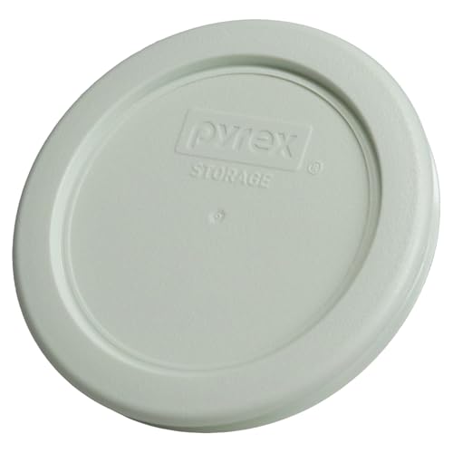 Image of Pyrex (2) 7202-PC 1 Cup White Mint, (2) 7200-PC 2 Cup Rosewater Pink, (2) 7201-PC 4 Cup Tranquil Green, (1) 7402-PC 6 /7 Cup Tarragon Green Food Storage Replacement Lids - Made in the USA