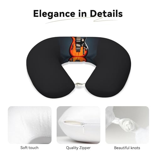 Almohada de espuma viscoelástica para cuello negro miniatura 4