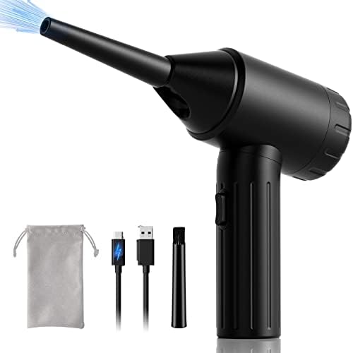 TIANMU Electric Compressed Air Duster, 3Gear to 90000 RPM Powerful Air