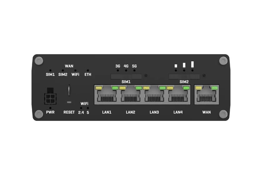 Image of Teltonika RUTM50 5G Router with Wi-Fi | 802.11ac /abgn | 3.4 Gbps | 5G SA /NSA | RUTM50000000 | North America