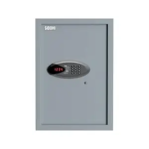 Siddhi Digital Safe Locker,Digital Lock, Locker Safe For Home,Safety Locker For Office Tijori Keypad Lock Locker(Color: Grey)