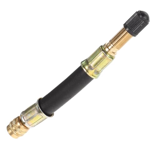 VINTORKY Tire Inflation Extension Tube High Pressure Hose Connector for Dual Wheel Inner Tubes Leakproof Rapid Inflation Adapter for Cars Motorcycles and Bicycles