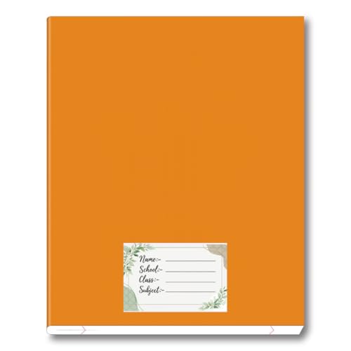 Image of School Notebook Name Labels, 3x2 Inch, Floral Design, Waterproof Self-Adhesive Student Name Tags for Books & Notebooks, Pack of 10