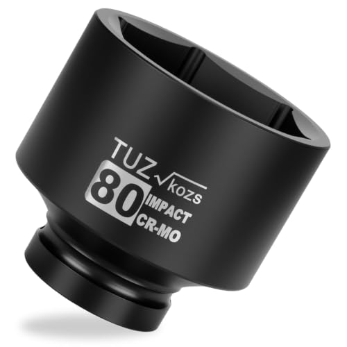 Image of 1 Inch Drive 80mm Standard Metric 6 Point CR-MO Impact Socket