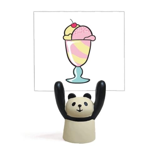Cartoon animal panda stand porte-photo cerise sweet cup