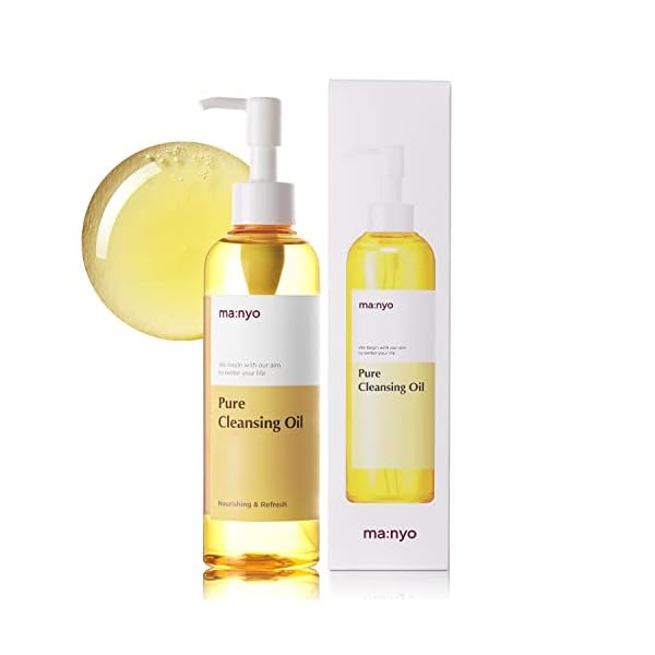 ma:nyo Pure Cleansing Oil Korean Facial Cleanser, Blackhead Melting, Daily Makeup Removal with Argan Oil, for Women…