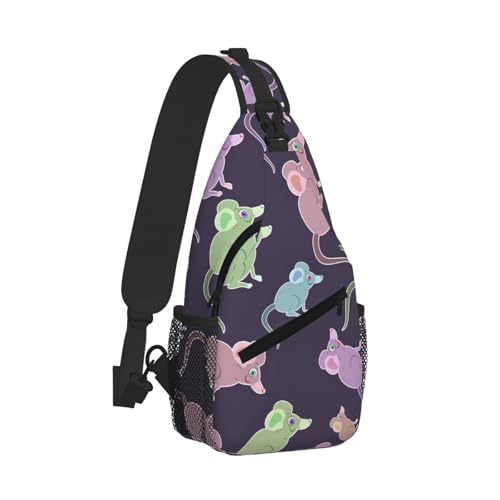 Mochila de pecho cómoda para viajes y senderismo unisex 2