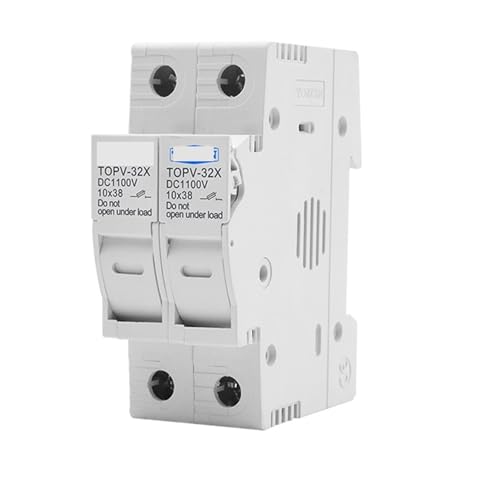Porte-fusible CC 10x38mm isolation 1100V protection bipolaire 30A