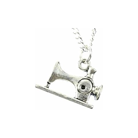 Miniblings Cadena de la Maquina de Coser 45cm Plata Cover
