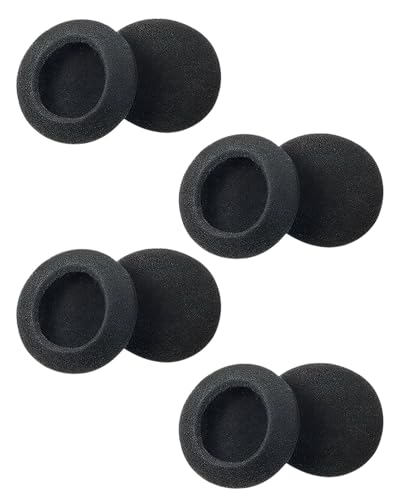 GRETY 8 Pcs Ohrpolster für Logitech Ersatz-Ohrpolster Passend für Logitech 960, Headset Schaumstoff für Logitech, Ersatz-ohrpolster für Kopfhörer für Logitech