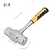 MUKCHAP 2 Pack 4lb Small Sledge Hammer, Club Hammer with Fibreglass Shaft, Lump Hammer for Gardening, Camping, Rock
