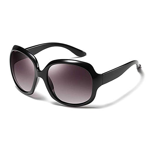 KoKoBin Fashion Polarized Occhiali da sole da donna Outdoor Occhiali da protezione UV400 con ampia montatura nera