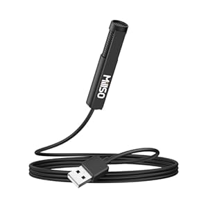 MillSO USB PC Microphone Plug & Play Mini USB Microphone Omnidirectional External USB Lavalier Microphone for Computer, Laptop, YouTube, Meeting, Recording, Podcasting, Gaming – 1.5m/4.9ft