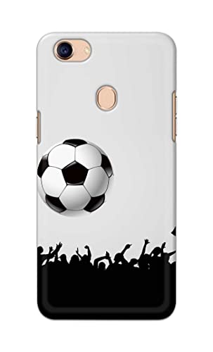 Image of Printed Hard Back Cover Case for Oppo F5 | Oppo F5 Youth | Oppo F5 Plus Back Cover (Football Icon) -702