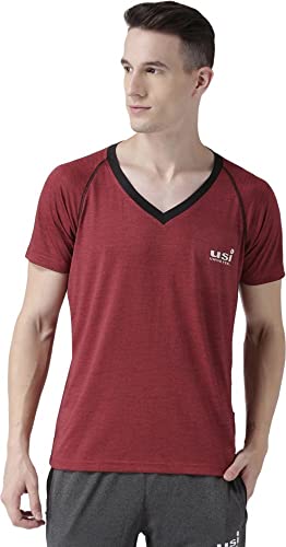 Image of USI UNIVERSAL T-Shirt For Men, Signature Polo T-Shirt, Men's Polo Shirt Quick Dry Performance Short Sleeve Lightweight Golf & Sports T-Shirts, Outdoor (Size Small, Sea Green)