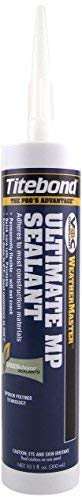 Titebond WeatherMaster Ultimate MP Hybrid Sealant, 71071, Dark/Special Bronze, 9.5 Fl Oz, Cartridge, Case of 12