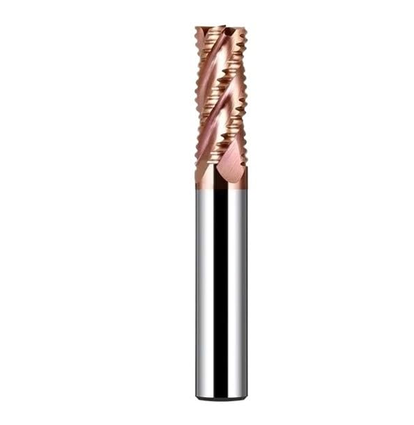 Fresa de desbaste HRC58 4 flautas con recubrimiento nanométrico carburo tungsteno for fresas mecanizado CNC(10x40Cx10Dx100L)