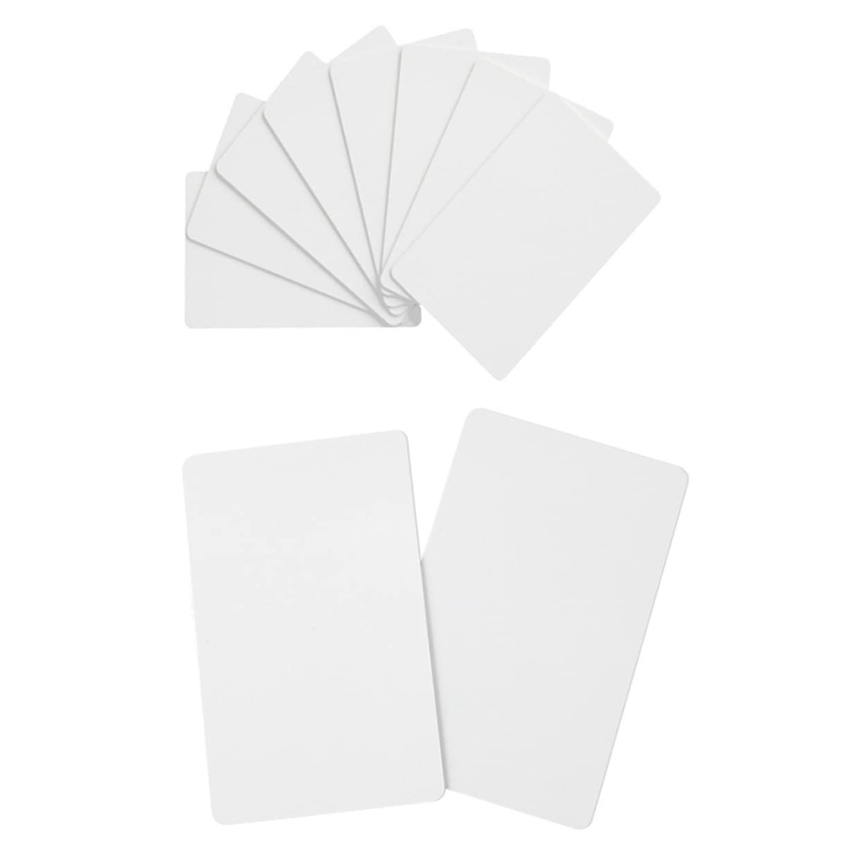 Blank Card 10pcs Programmable Tags Blank White Coin Card Tag Round Labels NFC Tags Blank NFC Card Writeable NFC Card Chip White Blank Card Intelligent NFC